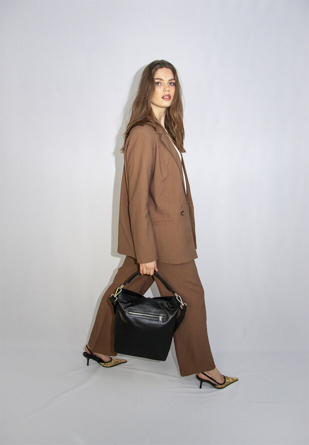 ADAX Amalfi shoulder bag Lecia Sort