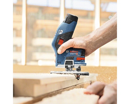 Bosch Professional GKF 12V-8 accu-kantenfrees, zonder accu en lader