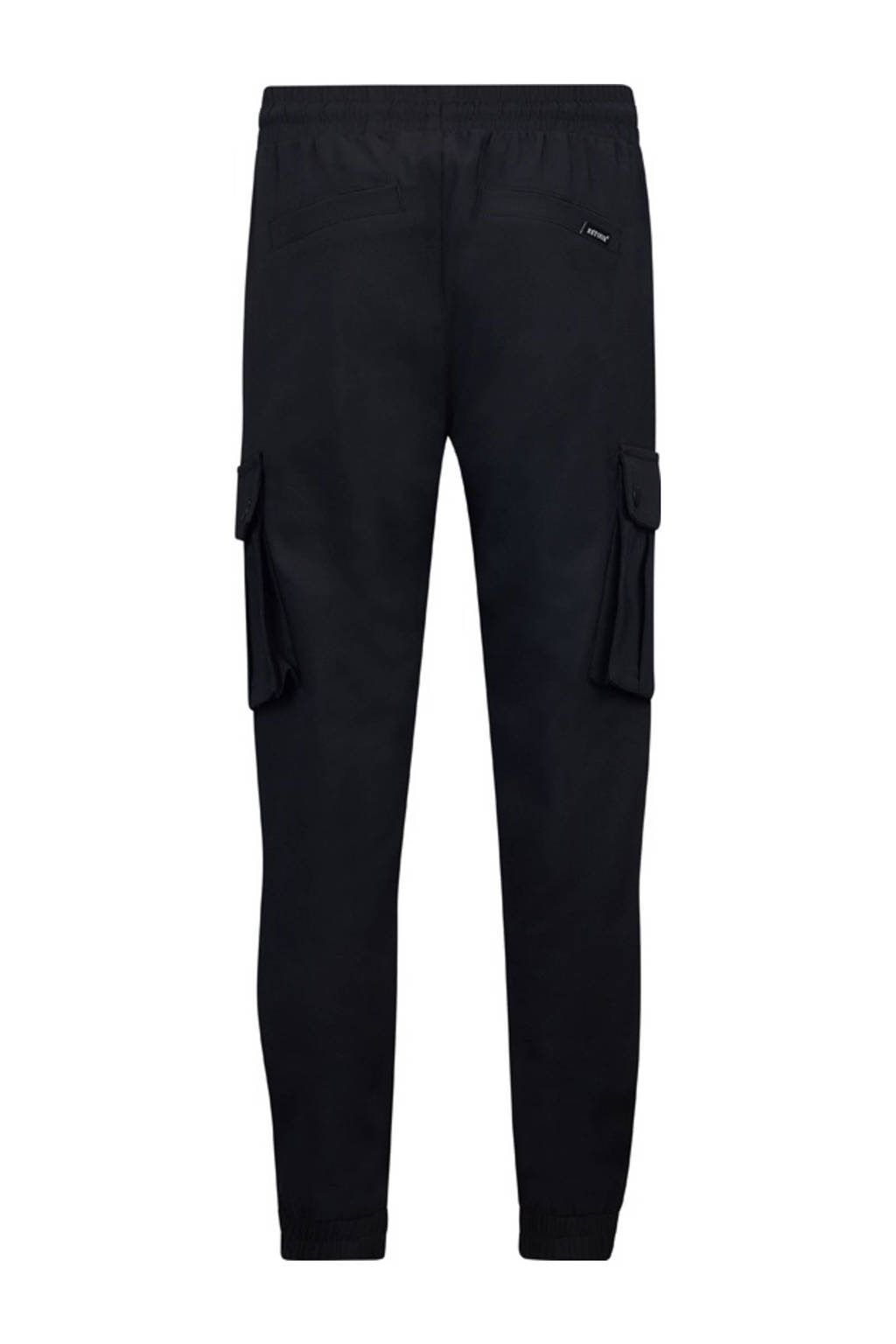Retour Jeans straight fit cargobroek Zeke zwart