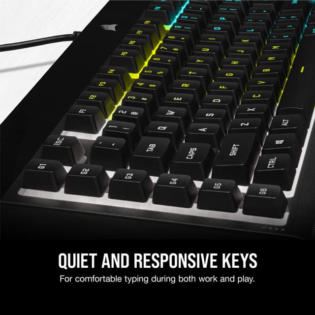 Corsair K55 RGB PRO gaming tastatur (nordisk layout)