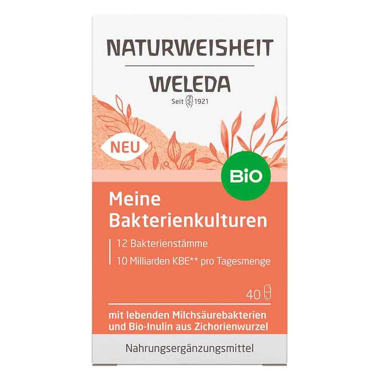 Weleda Naturweisheit Meine Bakterienkulturen Kapseln , 40 St