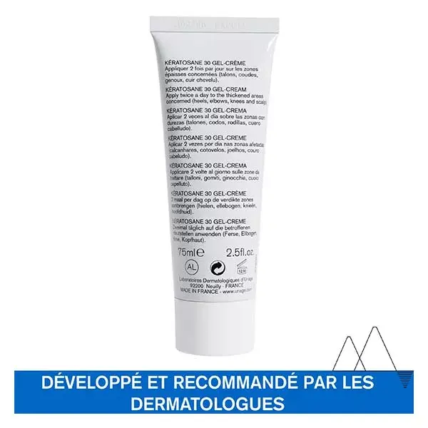 Uriage Keratosane 30 Gel-Creme 30% Ureia Suavizante para Calosidades 75ml
