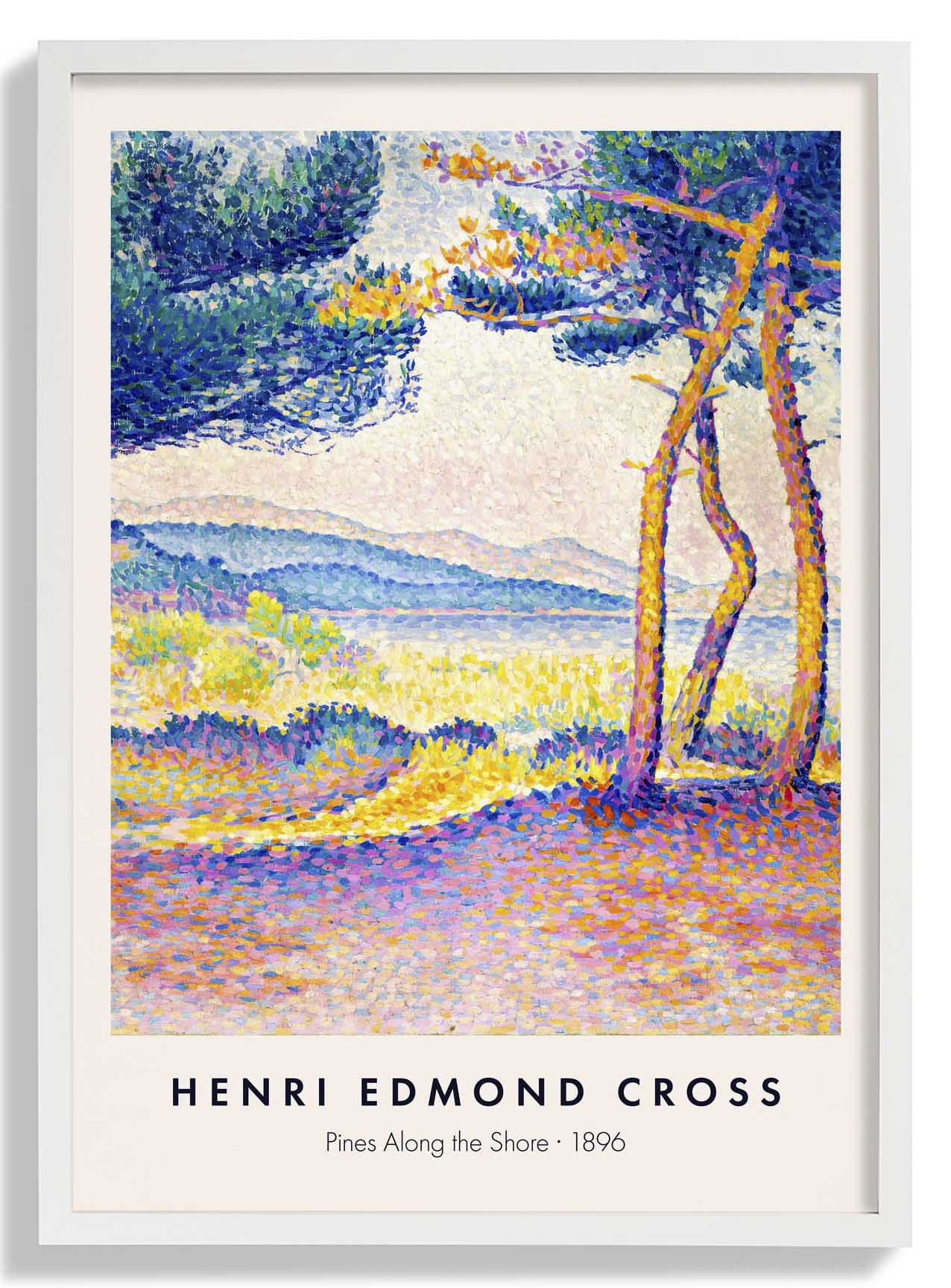 Kiefern am Ufer von Henri Edmond Cross
