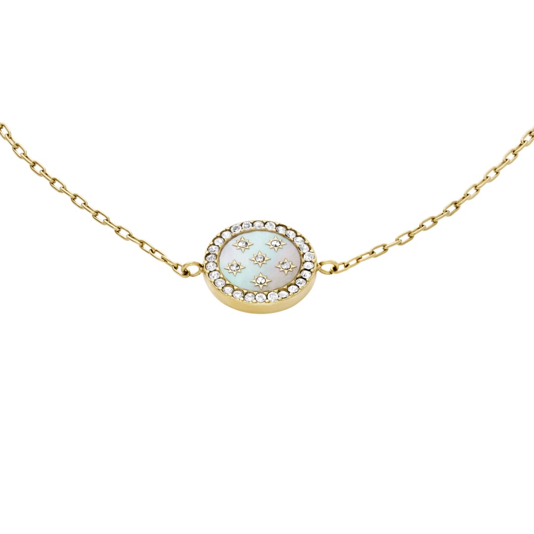 Fossil Armband Classic Mother-of-Pearl Gold