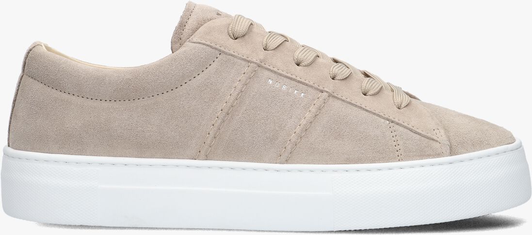 beige nubikk lage sneakers jagger morris