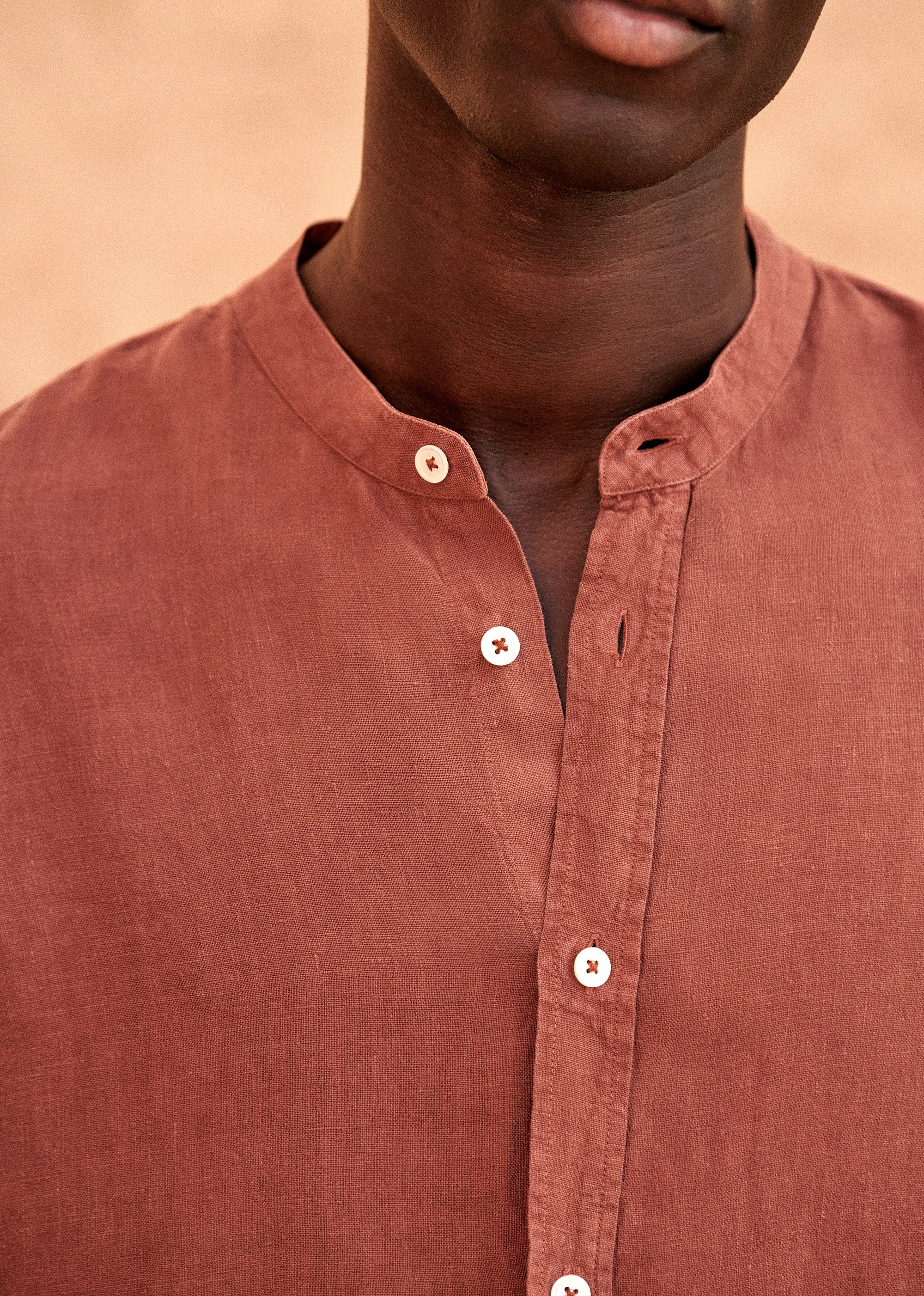 Chemise Benny Lin - Terracotta - E-SHOP/CHEMISES & BLOUSES 5905314