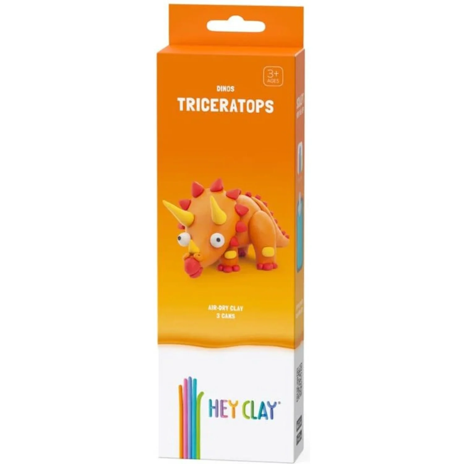 Hey Clay | Triceratops | 3 Cans Boetseerklei