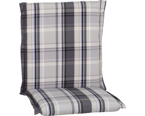 Kussen voor lage rugleuning 100 x 50 x 8 cm Dralon polyester grijs