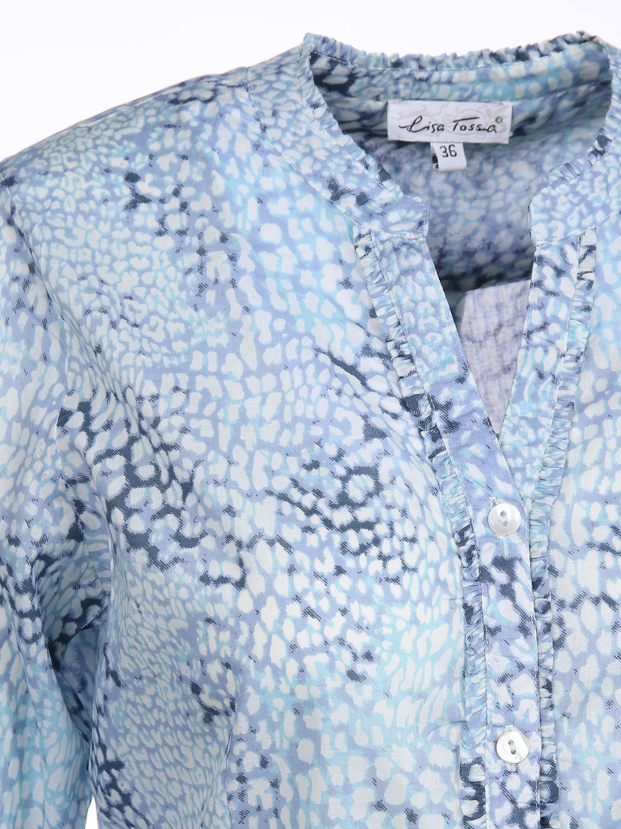 Damen Bluse mit Alloverprint