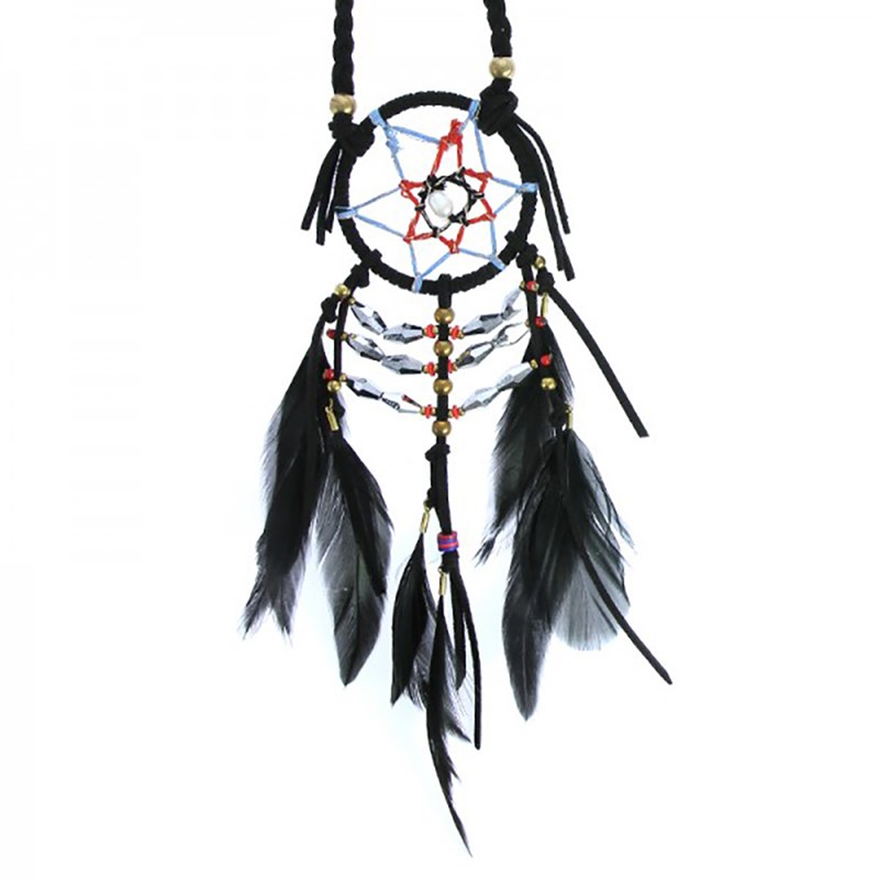 Sautoir femme attrape-rêves Dream-Catcher AZULA - Amarkande