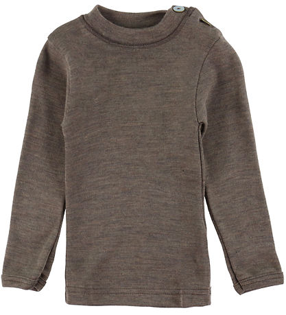 Engel Bluse - Wolle - Walnuss