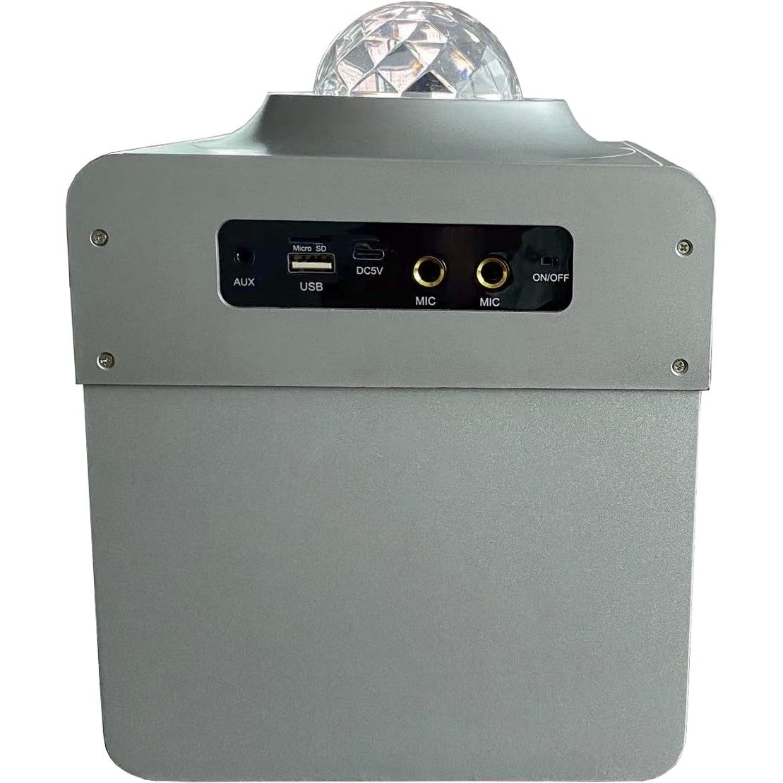 N-Gear Block Disco Star 710 Silver partyspeaker
