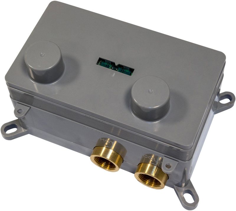 BRAUER - Brushed Carving - Inbouwthermostaat - RVS Geborsteld PVD