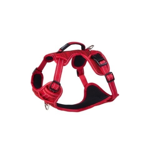 Coleira para cães Rogz Explore em nylon vermelho
