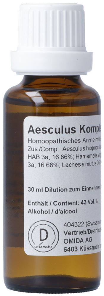 Omida Aesculus Komplex<br>30 ml, Dilution