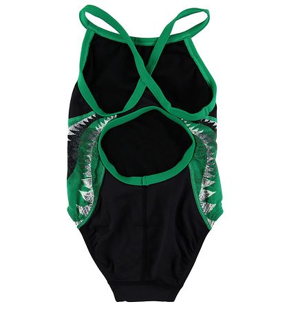TYR Bådedragt - Shark Bite Diamondfit - Sort/ Grøn