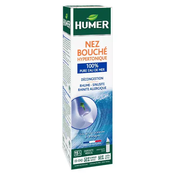 Humer Hypertonique Nez Bouché Adulte dès 15 ans Spray 50ml