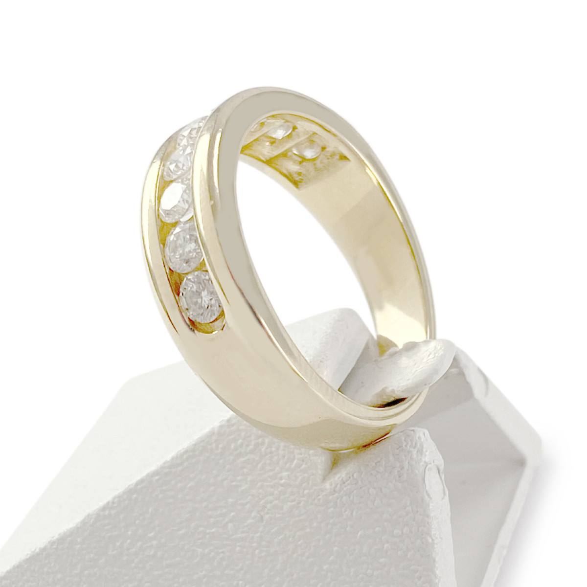 Bague d'occasion or 750 jaune diamants