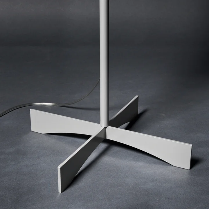 Foscarini - Havana Stehleuchte mit Dimmer, Aluminium / weiss