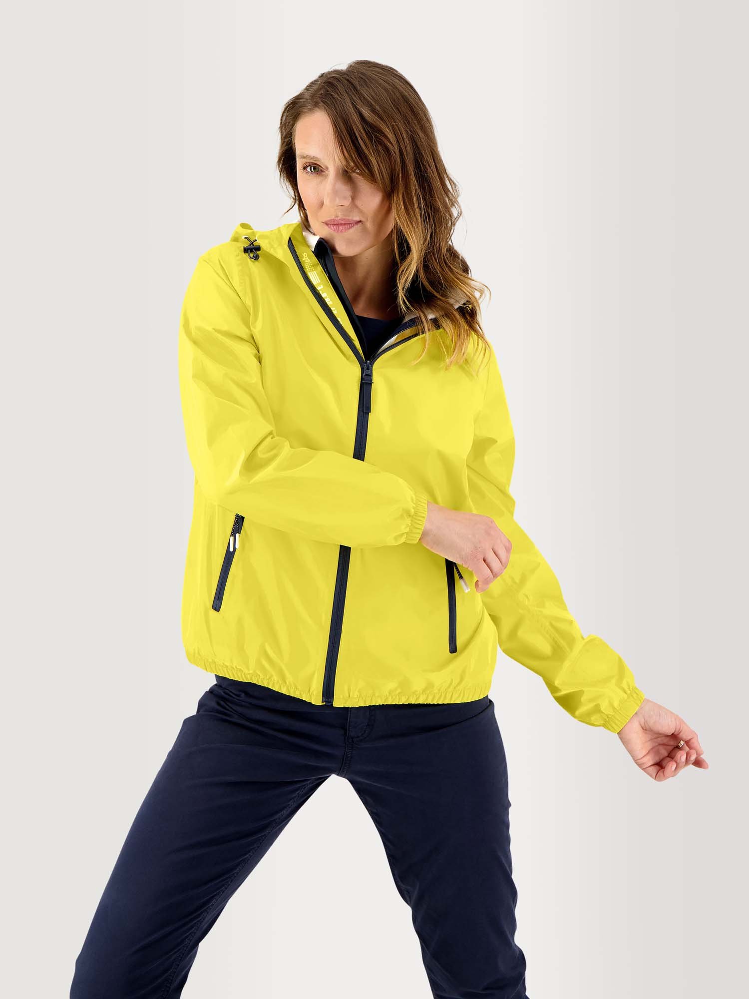 Coupe-Vent Femme Imperméable Jaune