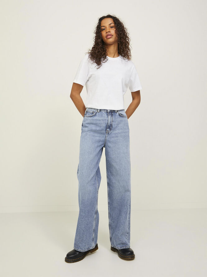 JJXX JXTOKYO WIDE HW CR6013 LN Light blue denim