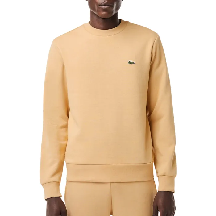 Lacoste Bio Cotton Fleece Crew Sweater Heren