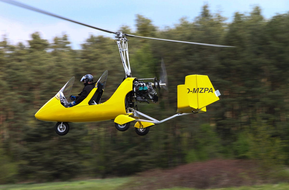 Tragschrauber selber fliegen in Nittenau als Geschenk