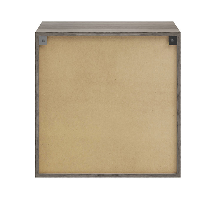 Caisson effet chêne grisé GoodHome Atomia H. 75 x L. 75 x P. 35 cm
