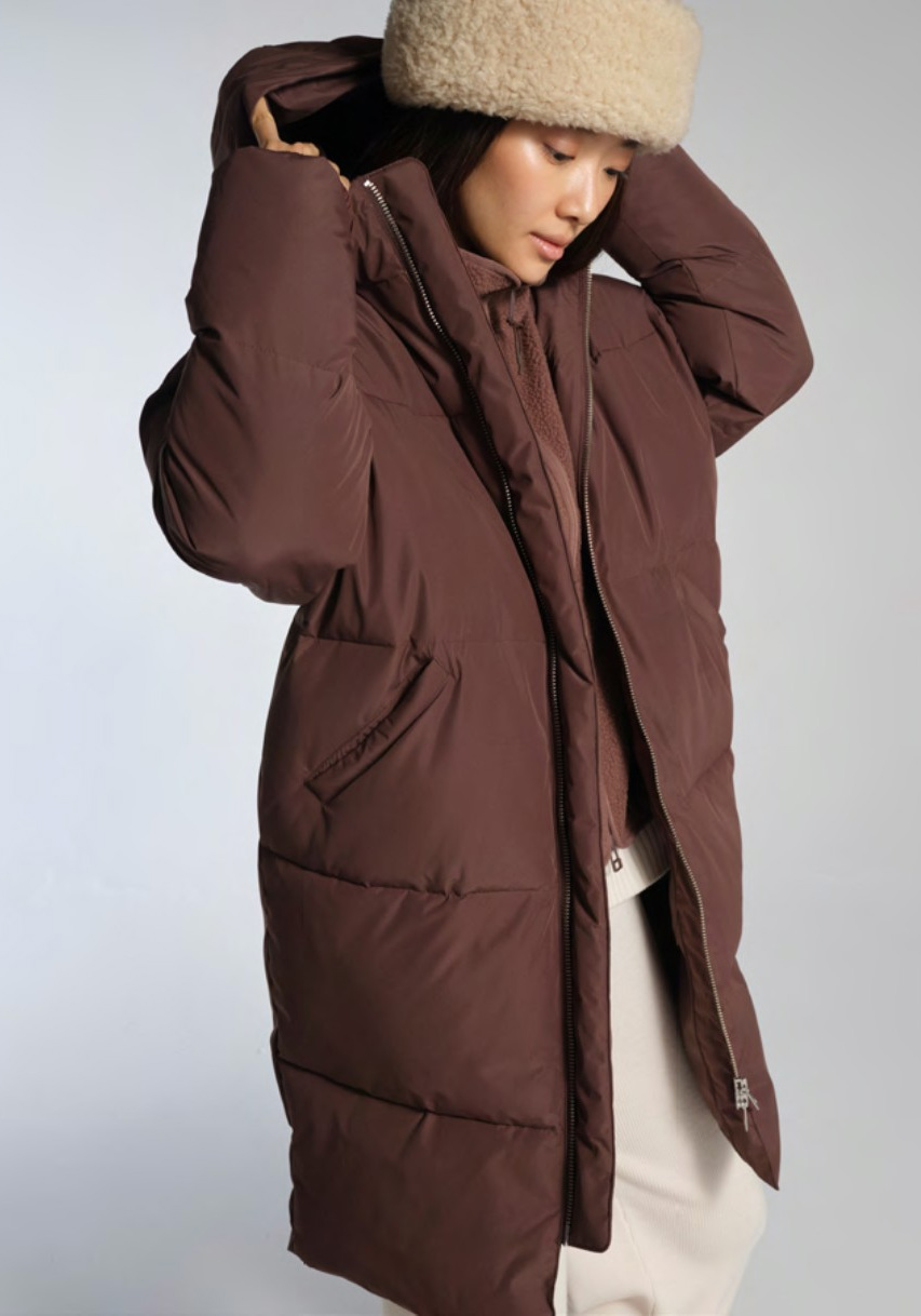 Embassy of Bricks and Logs Puffer-Coat Elphin French Roast