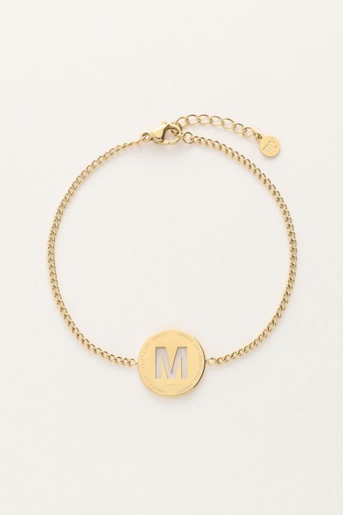 Armband met open initial