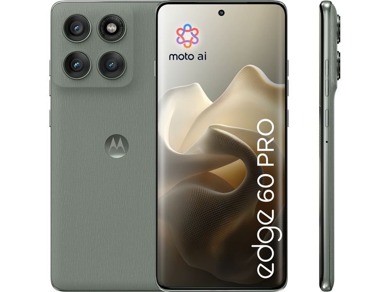 Motorola Edge 60 Pro 512 GB Pantone Shadow Elegantes Android-Smartphone mit hochauflösender Kamera