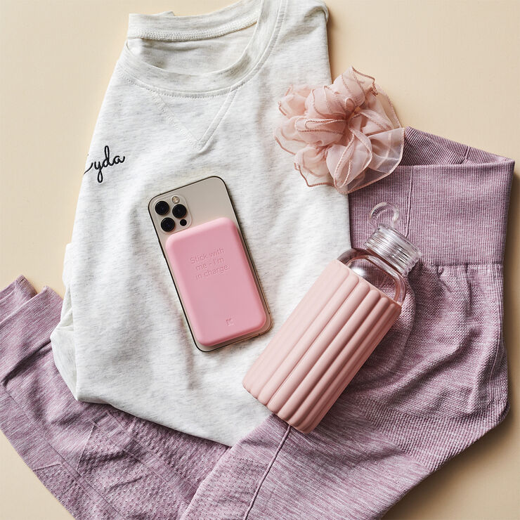 Kreafunk toCHARGE QI - Fresh Pink Lyserød
