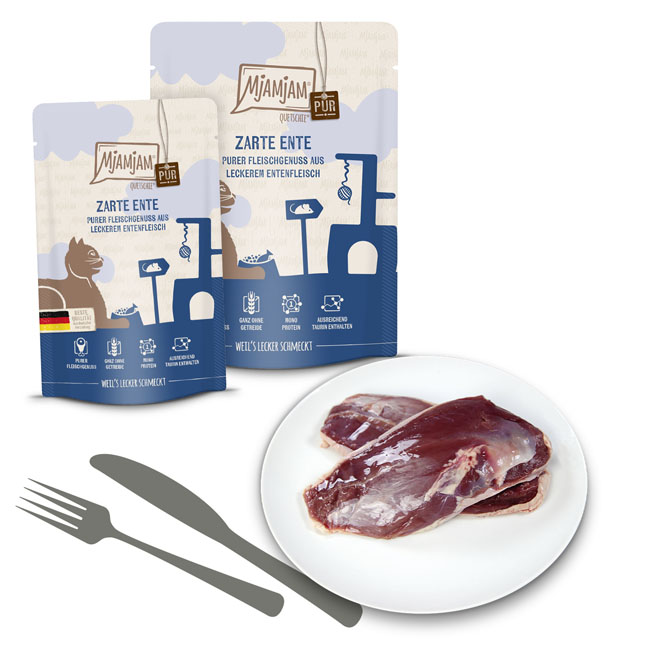 Quetschie Purer Fleischgenuss - zarte Ente pur