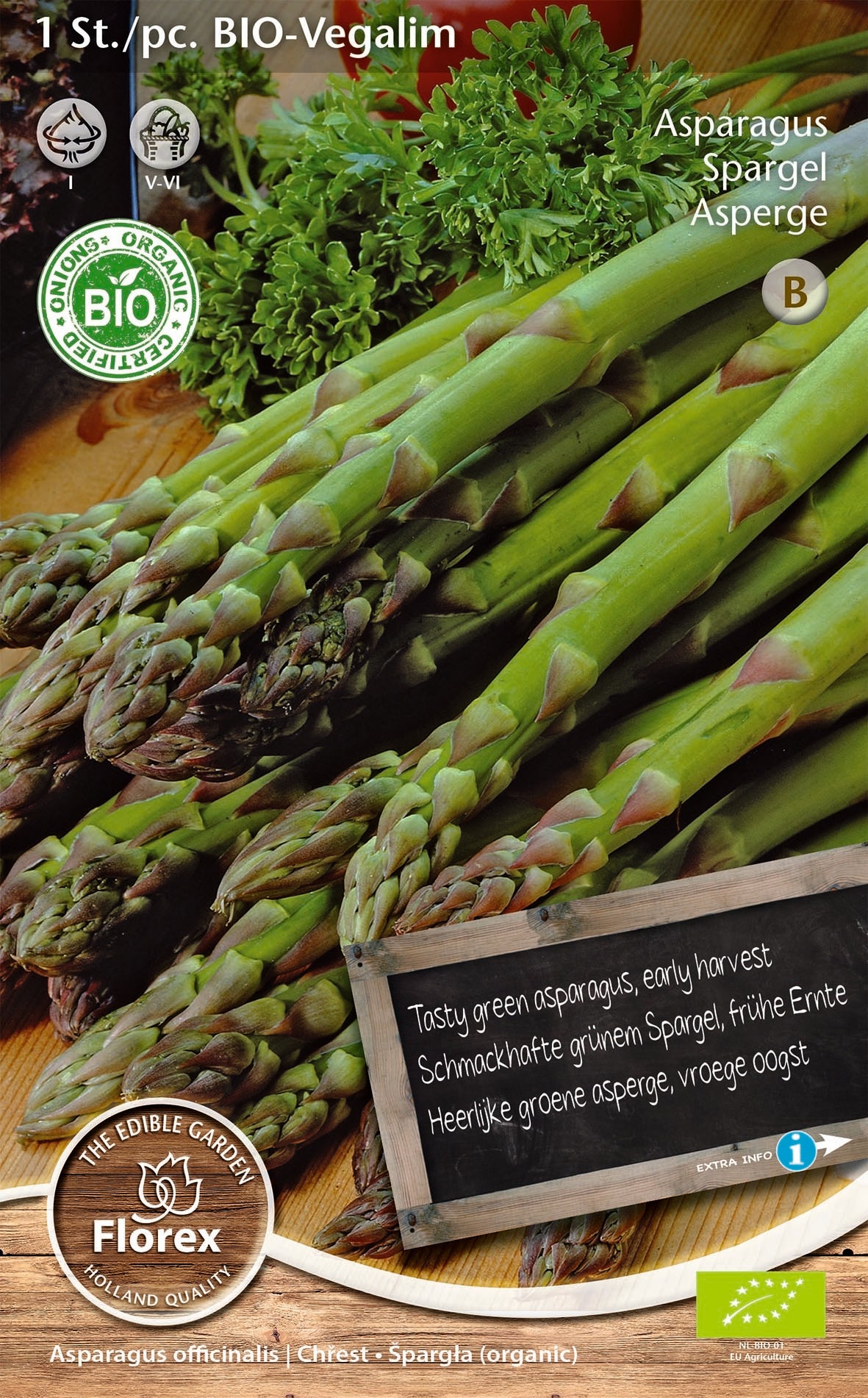 Florex bio asperges (Asparagus 'Vitalim')