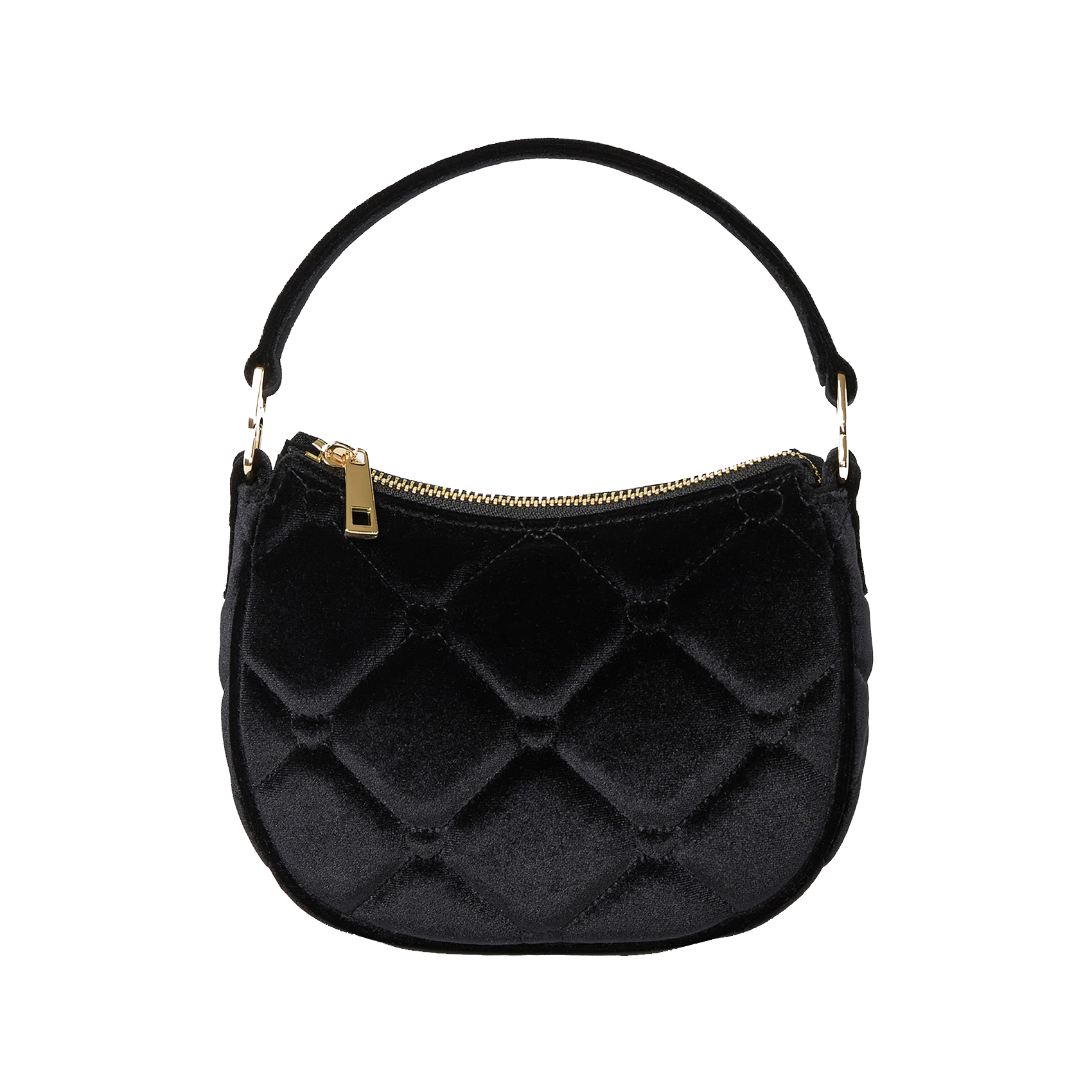 SILVA - Sac en velours | Noir