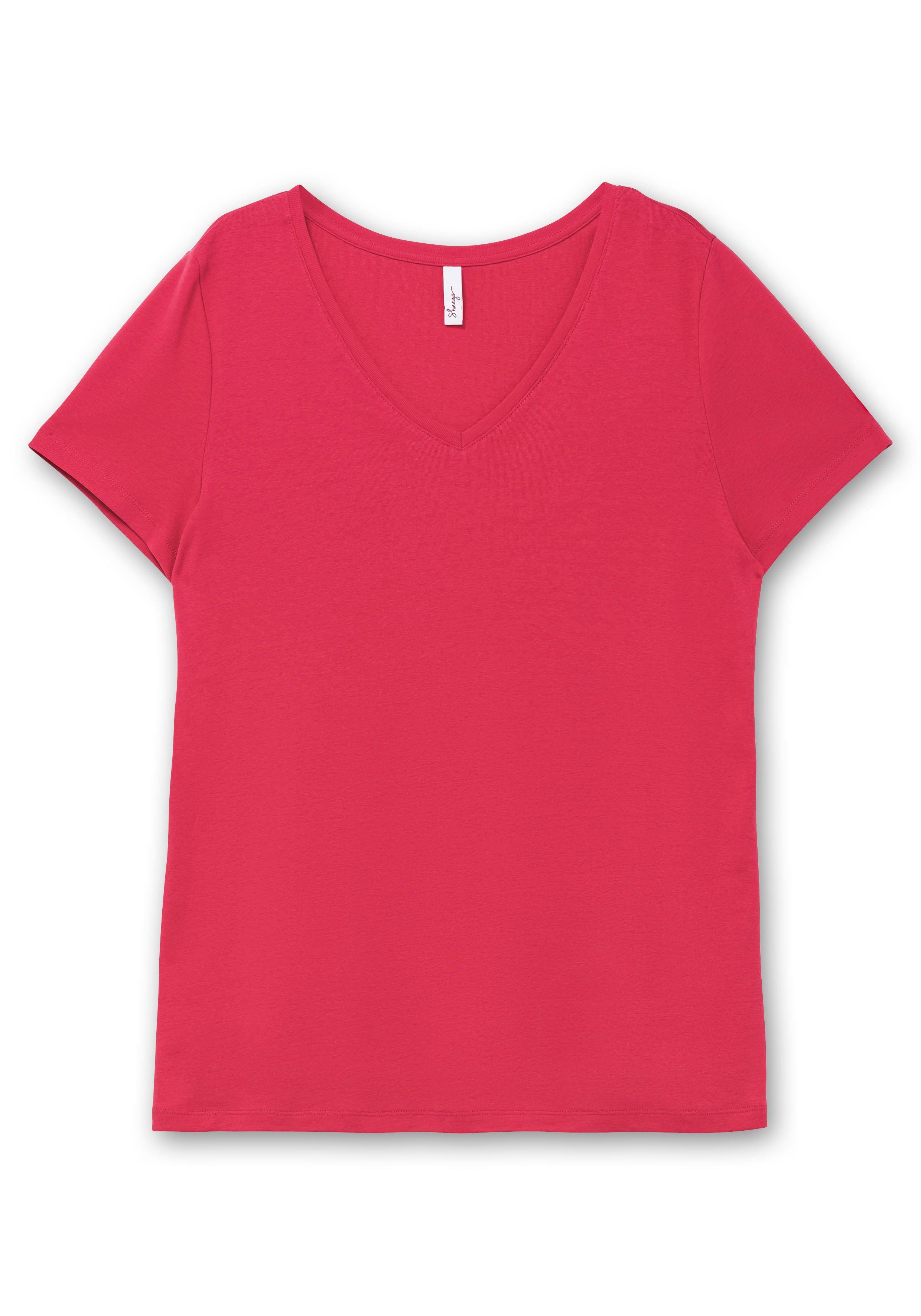 T-Shirt mit V-Ausschnitt