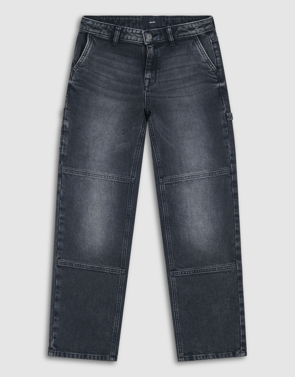 Carpenter Baggy Fit Jeans Donkergrijs
