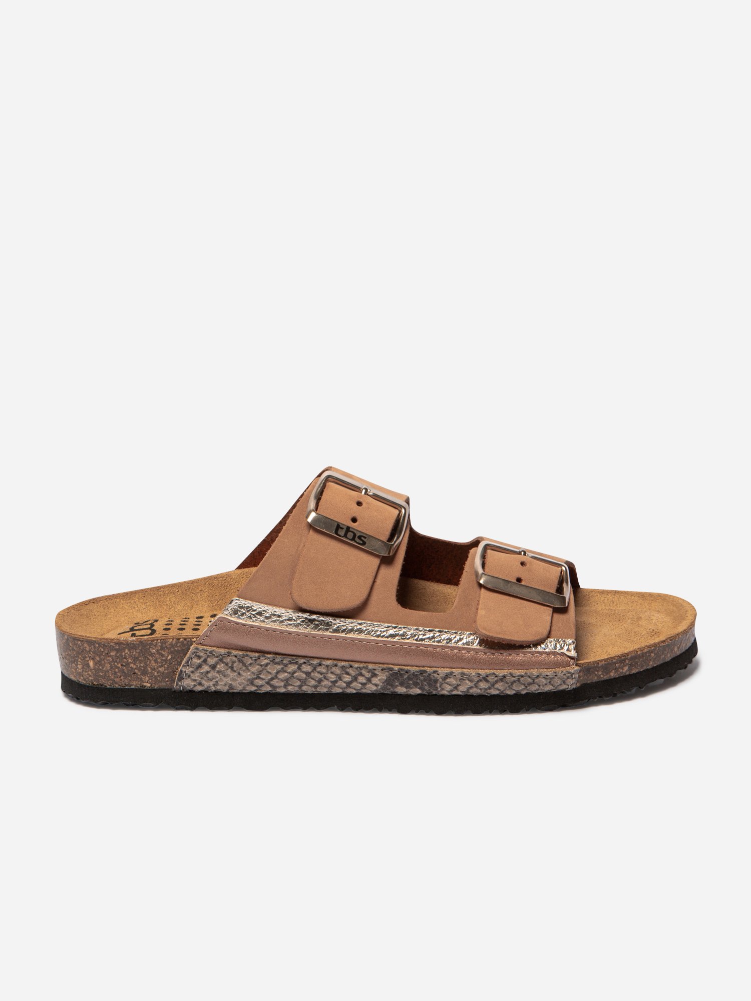 Mules Femme Confort Cuir Marron