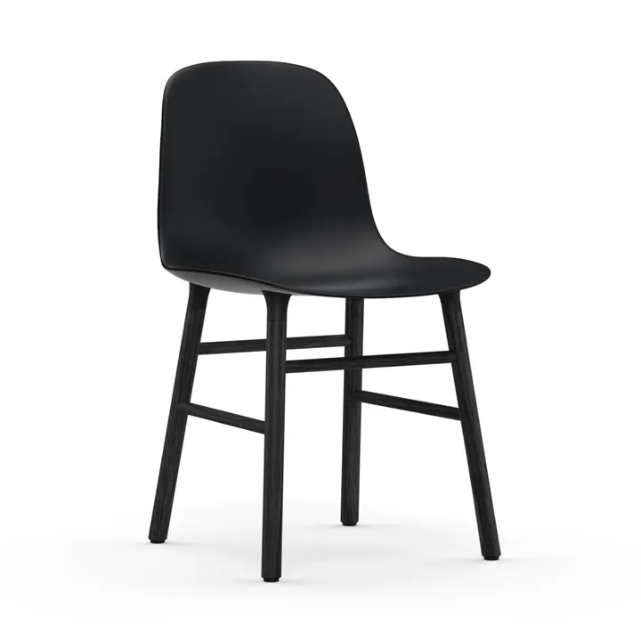Normann Copenhagen Chaise Form en bois | Noir