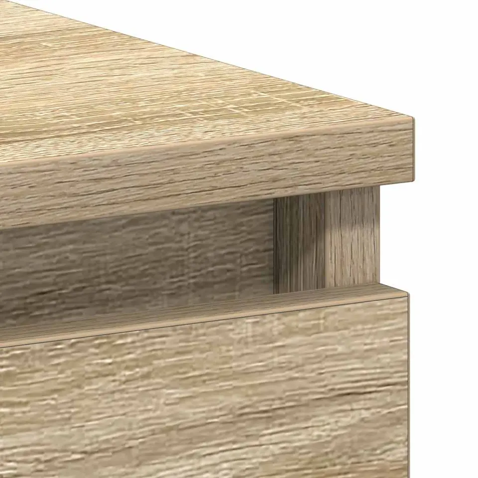 vidaXL - Bureau - Bruin - Bewerkt hout
