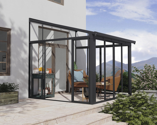 CANOPIA by Palram Serre/Zomertuin Sanremo RAL 7016 antracietgrijs 305 x 277 cm