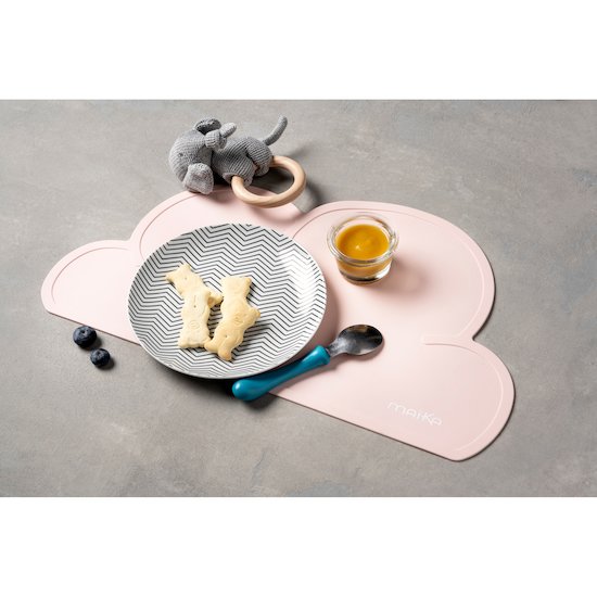 Set de table   Nuage rose        de               Maïka