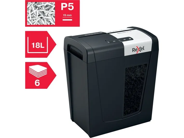 Makulator Rexel Secure MC6 mikromakulering 2x15 mm (P-5)