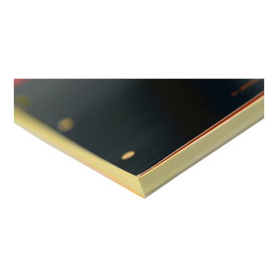 Oxford International - Bloc notes - A4 + - 160 pages - ligné jaune - perforé