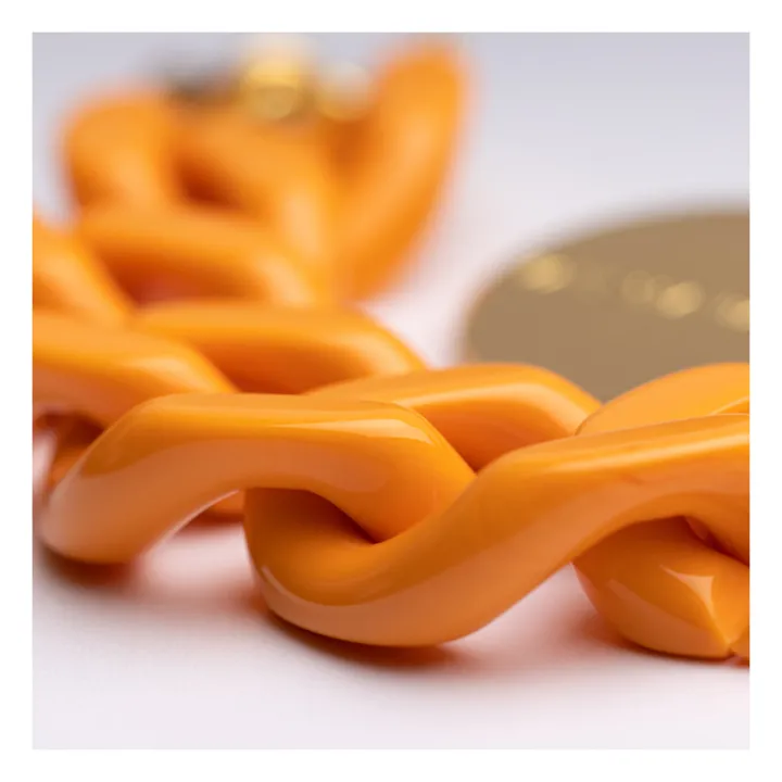 Vanessa Baroni Bracelet Flat Chain | Orange