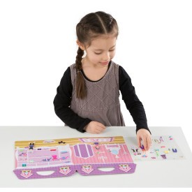Melissa & Doug - Genanvendelige Hævede Klistermærker - Dress-Up