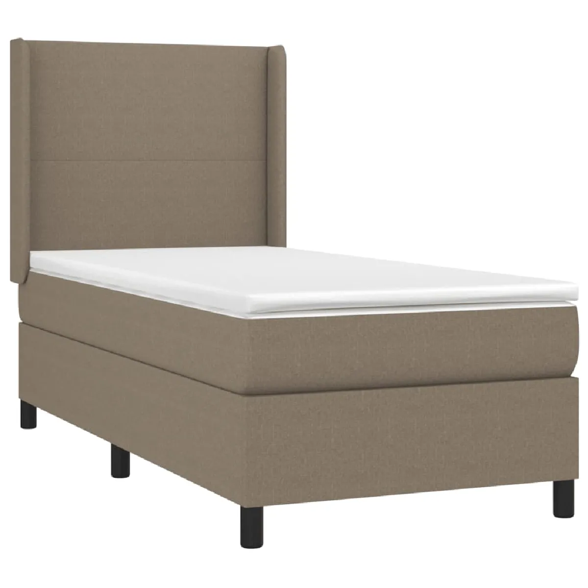 VIDAXL Sommier à lattes Taupe 80x200cm