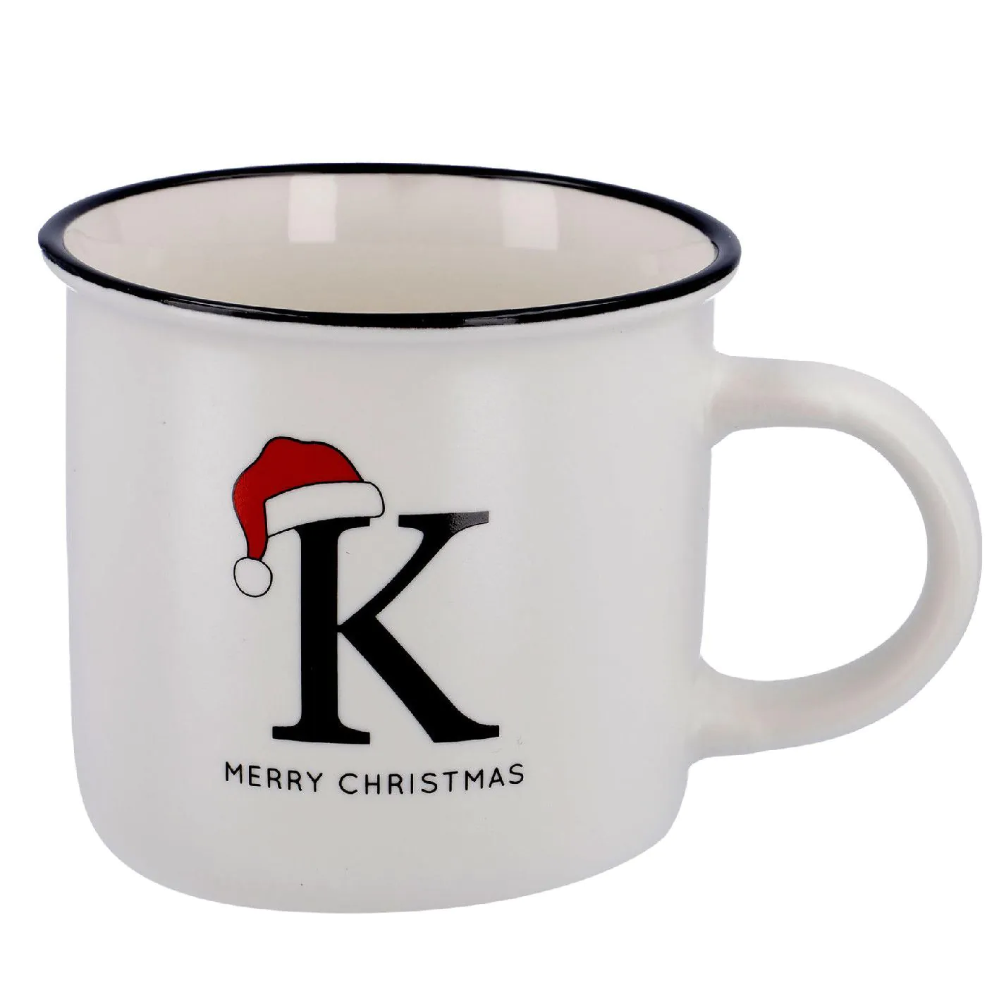 Becher Buchstabe mit Mütze, K, 380 ml