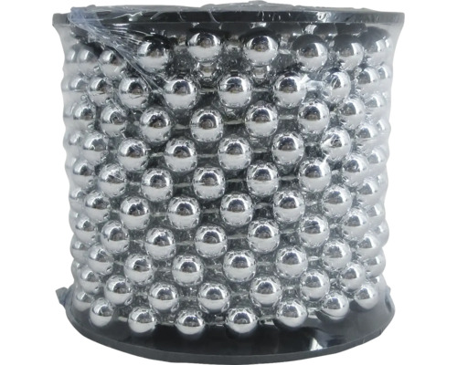 Lafiora slinger, 6 m, kunststof, zilver