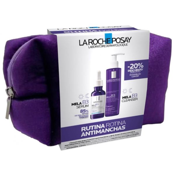 La Roche-Posay Rotina Anti-Manchas Mela B3 Sérum 30ml   Mela B3 Micro-Peeling Gel 200ml Coffret